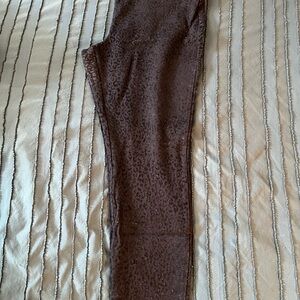 Black Leopard Print Leggings